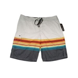 O'niell Men's Swim Trunks Size 38 NEW WITH TAGS 100% Polyester Multicolor